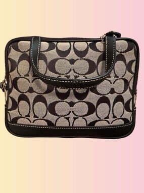 Coach Double Zip Travel / Makeup Case – Early 2000s